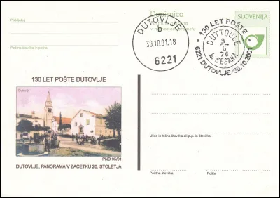 130 LET POŠTE DUTOVLJE